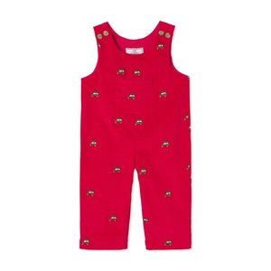 Classic Prep Tucker Longall, Crimson with Woody Embroidered, Size 0-3 Months